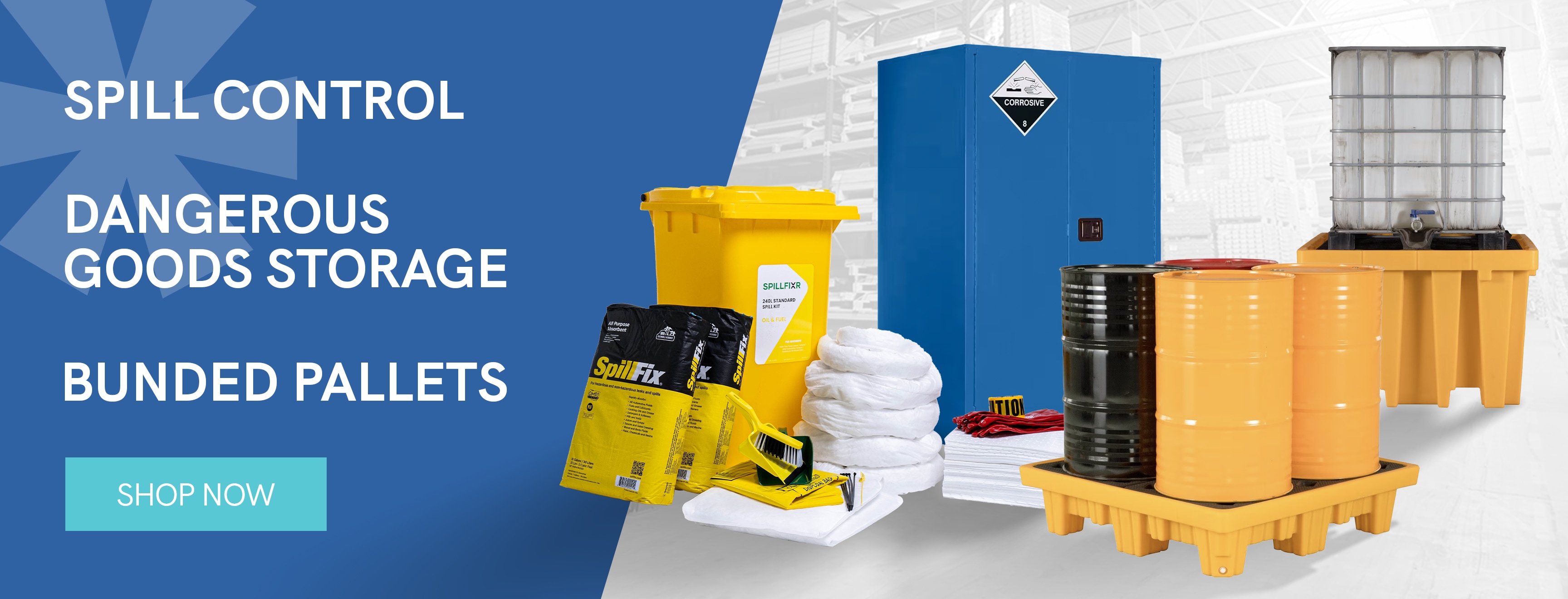 Spill Control Dangerous Goods Storage Bunded Pallets
