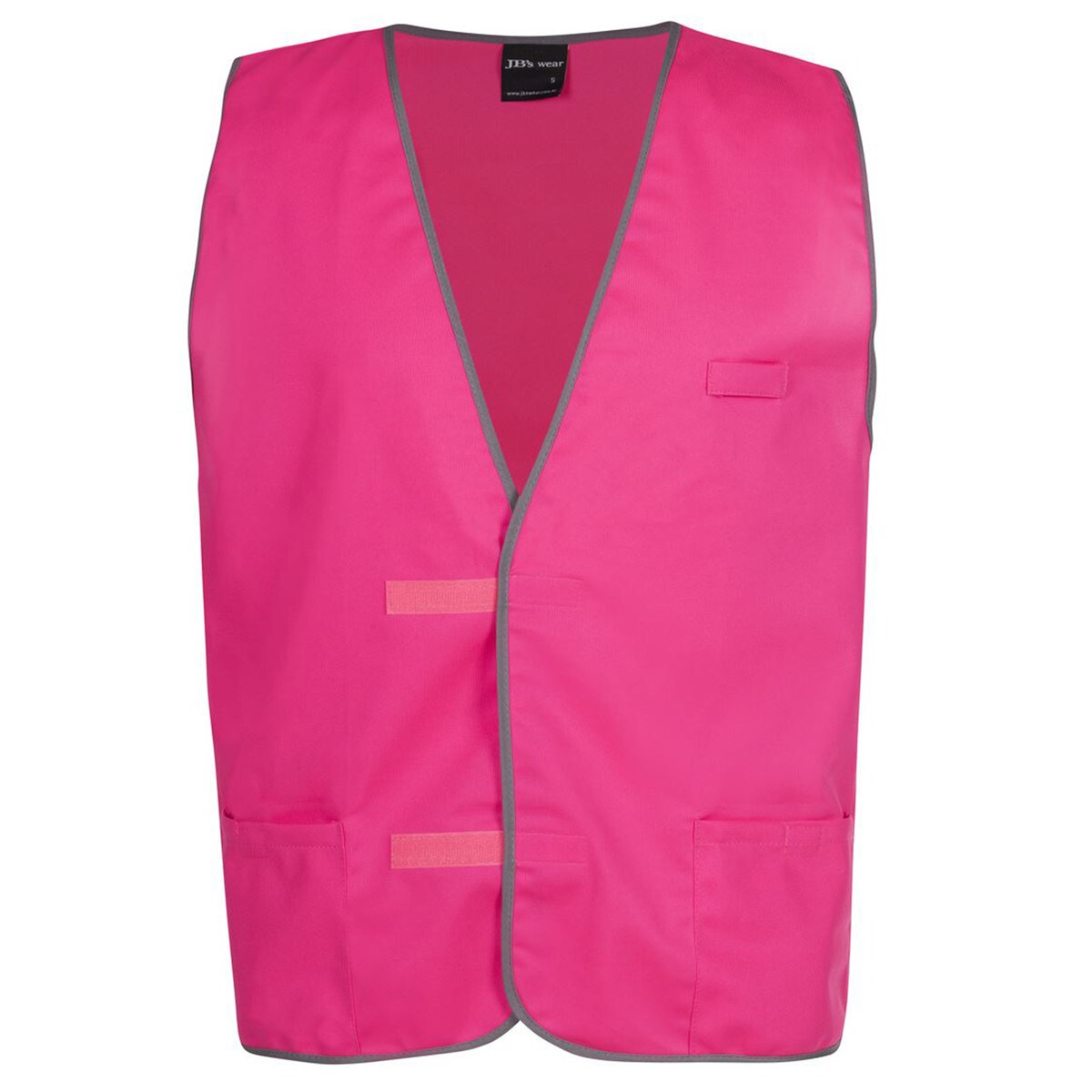 Pink Safety Vest with Pockets
